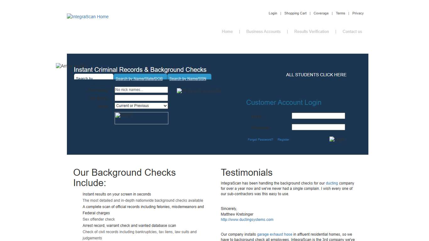 Instant National Criminal Background Check Online